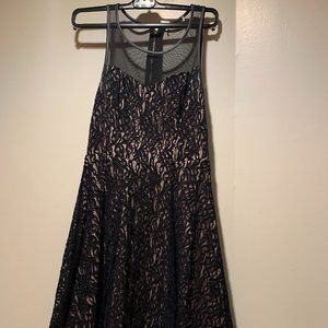 Black Lace A-Line with Sweet Heart Neckline from Forever21
